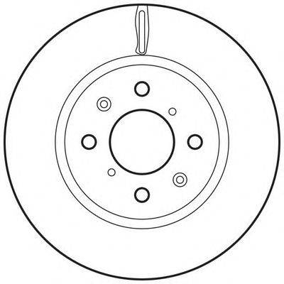 Тормозной диск BENDIX 562694BC