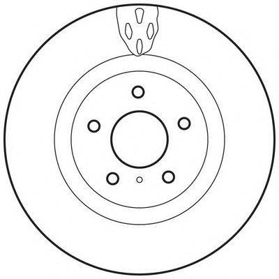 Тормозной диск BENDIX 562719BC