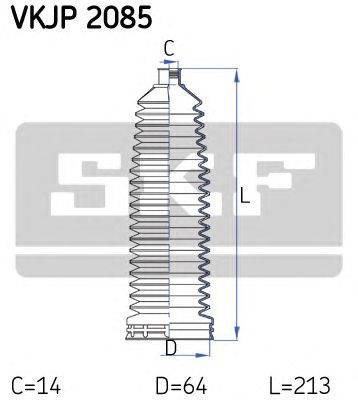 Комплект пылника, рулевое управление SKF VKJP 2085