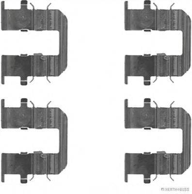 Комплектующие, колодки дискового тормоза HERTH+BUSS JAKOPARTS J3660515