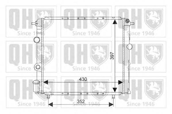 Радиатор, охлаждение двигателя QUINTON HAZELL QER1312