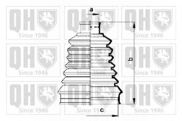 Комплект пылника, приводной вал QUINTON HAZELL QJB2747