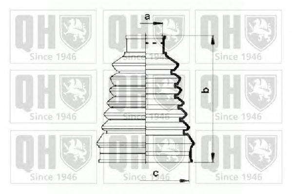 Комплект пылника, приводной вал QUINTON HAZELL QJB880