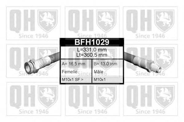 Тормозной шланг QUINTON HAZELL BFH1029