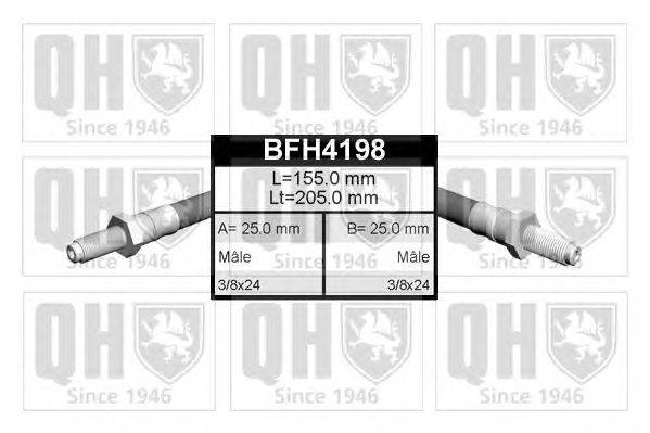 Тормозной шланг QUINTON HAZELL BFH4198