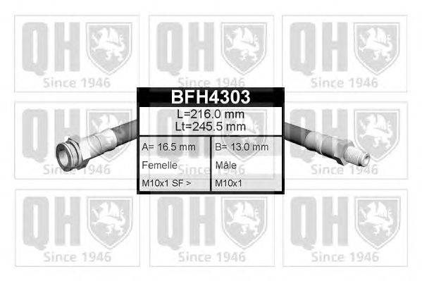 Тормозной шланг QUINTON HAZELL BFH4303