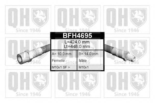 Тормозной шланг QUINTON HAZELL BFH4695
