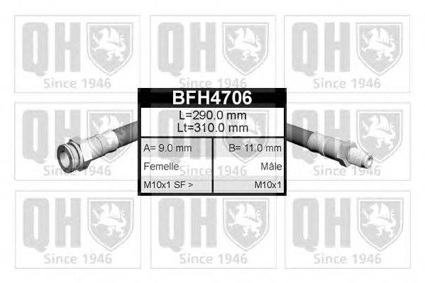 Тормозной шланг QUINTON HAZELL BFH4706