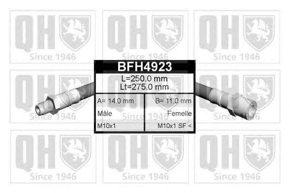Тормозной шланг QUINTON HAZELL BFH4923
