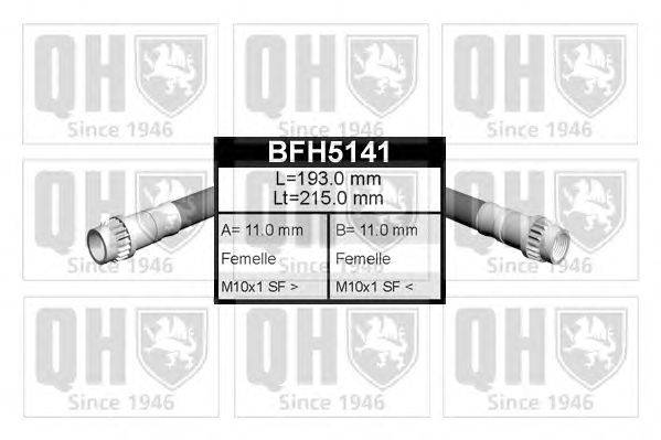 Тормозной шланг QUINTON HAZELL BFH5141
