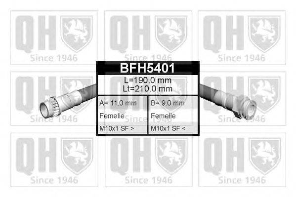 Тормозной шланг QUINTON HAZELL BFH5401