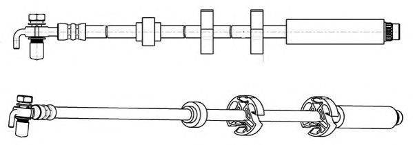 Тормозной шланг FERODO FHY2695