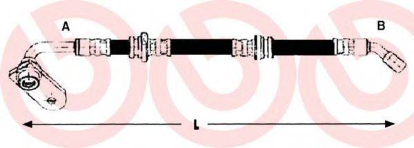 Тормозной шланг BREMBO T79033