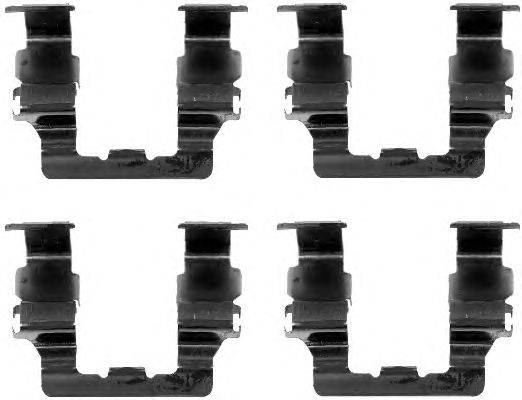 Комплектующие, колодки дискового тормоза MINTEX MBA1082