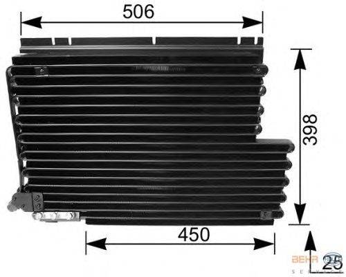 Конденсатор, кондиционер HELLA 8FC 351 035-301