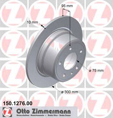 Тормозной диск ZIMMERMANN 150.1276.00