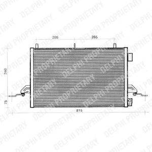 Конденсатор, кондиционер DELPHI TSP0225276