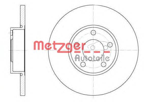 Тормозной диск METZGER 632700