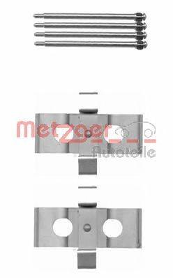 Комплектующие, колодки дискового тормоза METZGER 109-1635