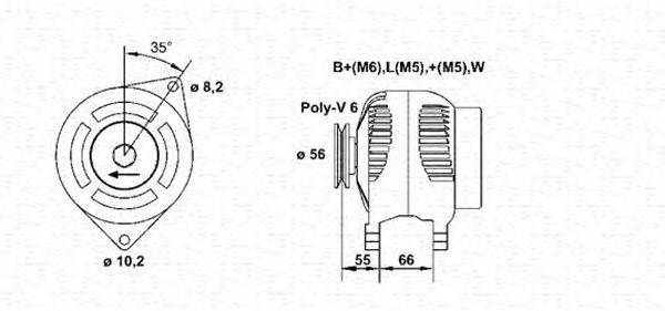 Генератор MAGNETI MARELLI 943356946010