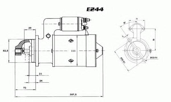 Стартер EFEL 100106