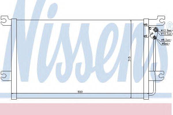 Конденсатор, кондиционер NISSENS 94900