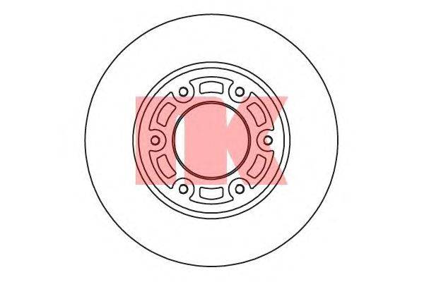 Тормозной диск NK 204567