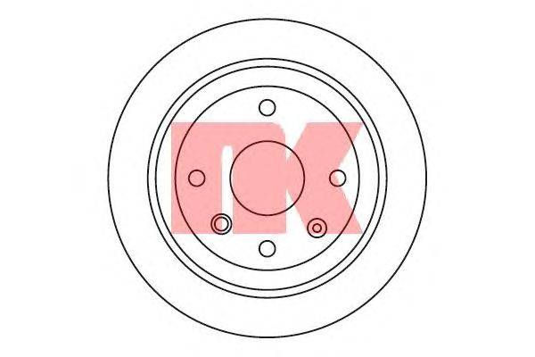 Тормозной диск NK 205011