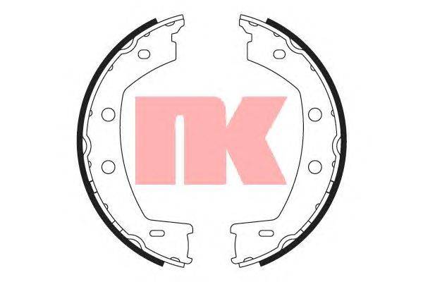 Комплект тормозных колодок, стояночная тормозная система NK 2740768