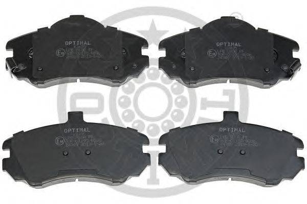Комплект тормозных колодок, дисковый тормоз OPTIMAL 12495