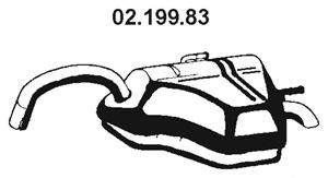 Глушитель выхлопных газов конечный EBERSPÄCHER 02.199.83