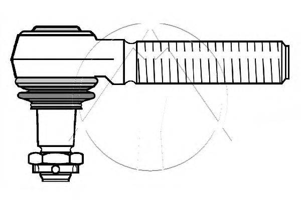 Наконечник поперечной рулевой тяги SIDEM 500037