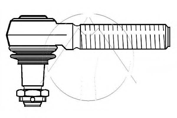 Наконечник поперечной рулевой тяги SIDEM 62333