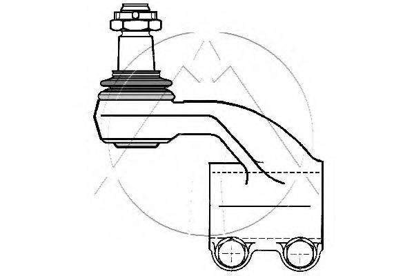 Наконечник поперечной рулевой тяги SIDEM 62432