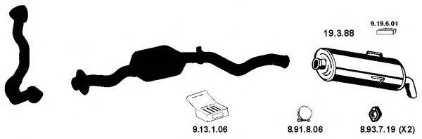 Система выпуска ОГ EBERSPÄCHER 262119