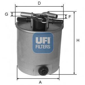 Топливный фильтр UFI 2402601