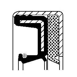 Уплотняющее кольцо, дифференциал CORTECO 12013319B