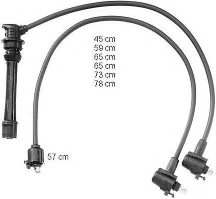 Комплект проводов зажигания BERU ZEF918