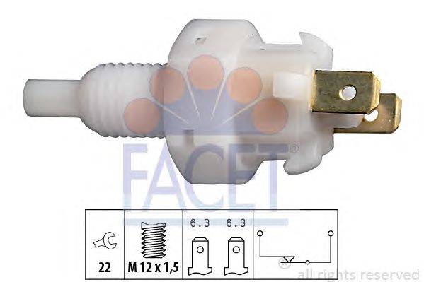 Выключатель фонаря сигнала торможения; Выключатель, привод сцепления (Tempomat) FAE 2420