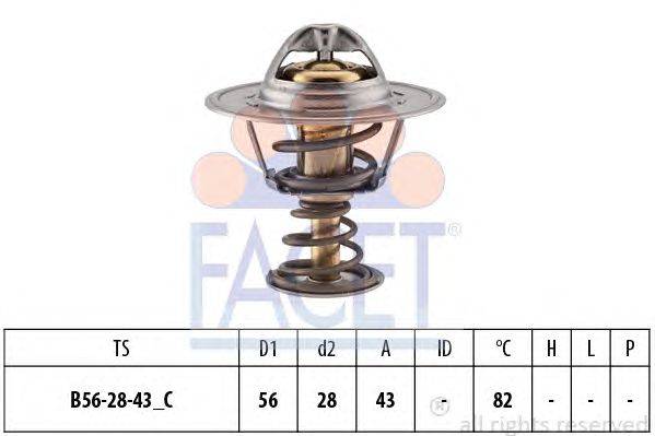 Термостат, охлаждающая жидкость FACET 7.8413S