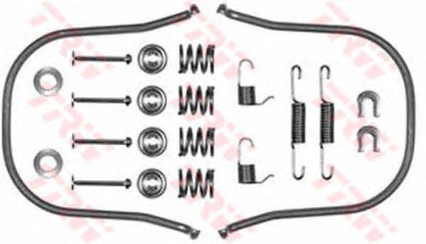 Комплектующие, тормозная колодка TRW SFK121