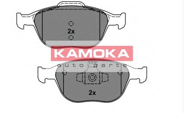 Комплект тормозных колодок, дисковый тормоз KAMOKA 101161