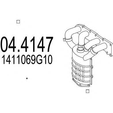 Катализатор MTS 04.4147