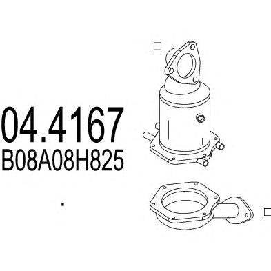 Катализатор MTS 04.4167