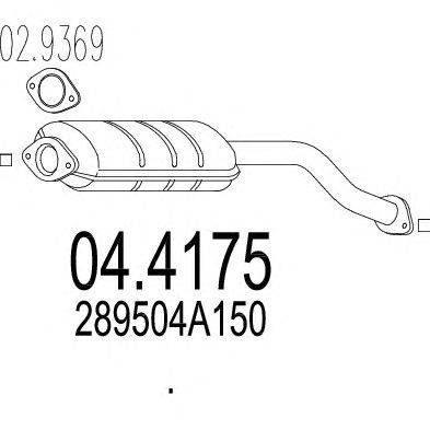 Катализатор MTS 04.4175