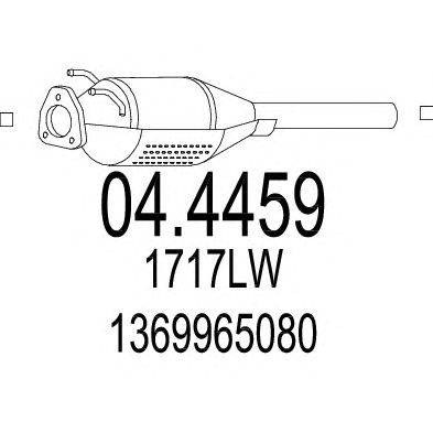 Катализатор MTS 04.4459
