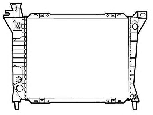 Радиатор, охлаждение двигателя NRF 50310