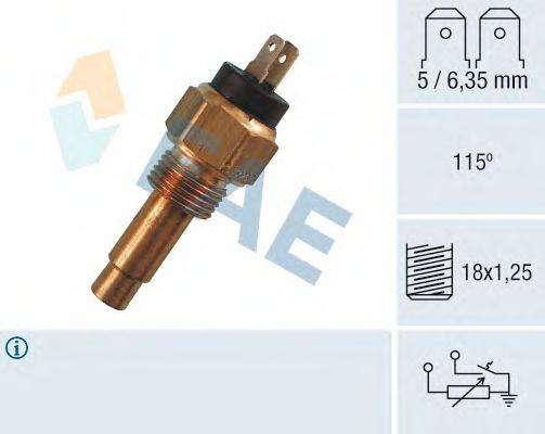 Датчик, температура охлаждающей жидкости FAE 34260