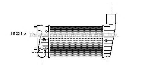 Интеркулер AVA QUALITY COOLING AI4134