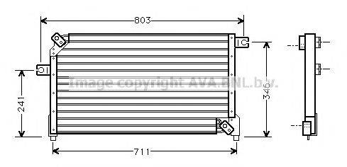 Конденсатор, кондиционер AVA QUALITY COOLING DN5158